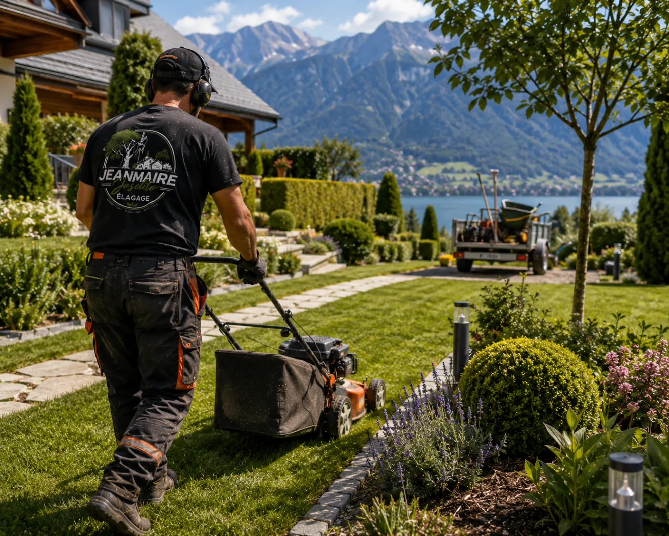 Entretien d'espaces verts en Haute-Savoie