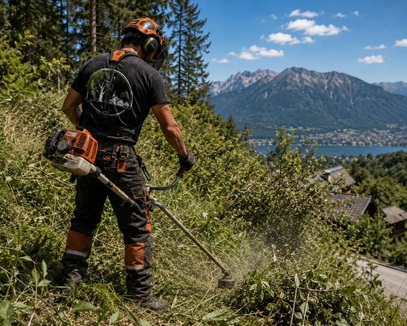 Débroussaillage de terrain en Haute-Savoie
